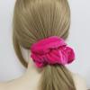 12 Pcs Large Velvet Scrunchies for Thick Long Hair Scrunchies Hair Ties Women Girls Hair Ponytail Holder (Hotpink) view 3