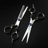 Professional Japan 440c 6 Blue gem Dragon Cut Hair Scissors Hair Cutting Barber Haircut thinning Shears Hairdressing Scissors view 2