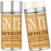 Samnyte Hair Wax Stick, 2PCS Wax Stick for Hair Slick Stick, Hair Wax for Flyaways Hair Gel Stick Non-greasy Styling Cream for Fly Away & Frizz Hair view 1