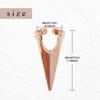 10 Pieces Metal Hair Parting Ring Adjustable Sectioning Rings Hair Parting Tool for Salon Hair Extensions Braiding Styling (Rose Gold) view 2