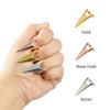 10 Pieces Metal Hair Parting Ring Adjustable Sectioning Rings Hair Parting Tool for Salon Hair Extensions Braiding Styling (Rose Gold) view 4