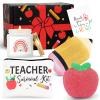 Teacher Appreciation Gifts, Gifts for Teachers, Teacher Spa Bath Bombs Gifts for Women, Best Teacher Gifts, Personalized Unique Teacher Spa Gift Baskets Box, Teacher Mothers Day Gifts view 1