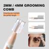 SUPRENT Women's Facial Hair Remover  Eyebrow Trimmer with Pivoting Head - Rechargeable Eyebrow Razor Painless Facial Trimmer on Lips, Cheeks, Ears, Neck and Chin - Easy Cleaning - White view 3