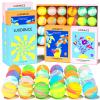 Bath Bombs Gift Se, 24 Pack Bubble Bombs with 12 Unique Scents, Floral & Fruity Collections, Skin-Soothing & Mood-Enhancing, Spa Gifts for Women, Wife, Stress Relief & Relaxation view 1