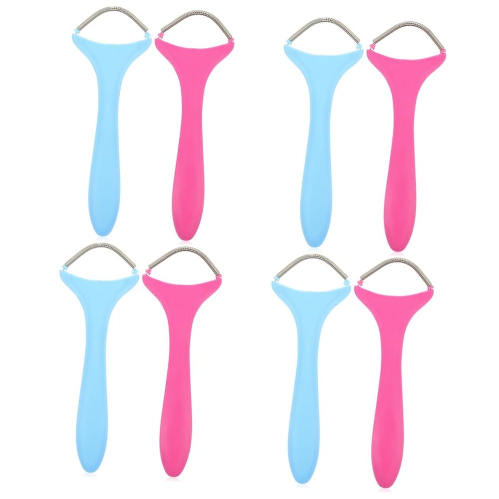 Beavorty 8pcs Hair Removal Spring for Women Manual Facial Epilator Portable Eyebrow Threading Tool Permanent Hair Removal