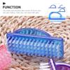 4pcs Fingernail for Cleaning under Nails Toe Brush Finger Nail Brush Fingernail Brush Stiff Bristles Fingernail Brush for Men Nail Cleaner Brush Nail Scrub Brush Nail Scrubber view 4