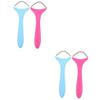 Beavorty 4pcs Women Face Hair Removal Tool Manual Epilator Lip Hair Spring Eyebrow Threading Kit for Women Easy to Use view 1