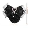 Beavorty Women Bowknot Hair Bun Cover Hairnet Barrette Elegant Mesh Hair Accessory for Flight Attendants and for Stylish Updos view 3