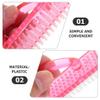 FRCOLOR 4pcs Nail Cleaning Brushes Ergonomic Fingernail and Toenail Scrub Brushes for Under-nail Cleaning Soft Bristles for Home Manicure and Pedicure Care view 3