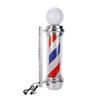 LED Barber Pole Light, Red White Blue Rotating Light Stripe Light, Hair Salon Outdoor Retro Wall Mount Light, Traditional Barbershop Illuminating Sign Light, Waterproof And Energy-Saving (32 Inch) view 1
