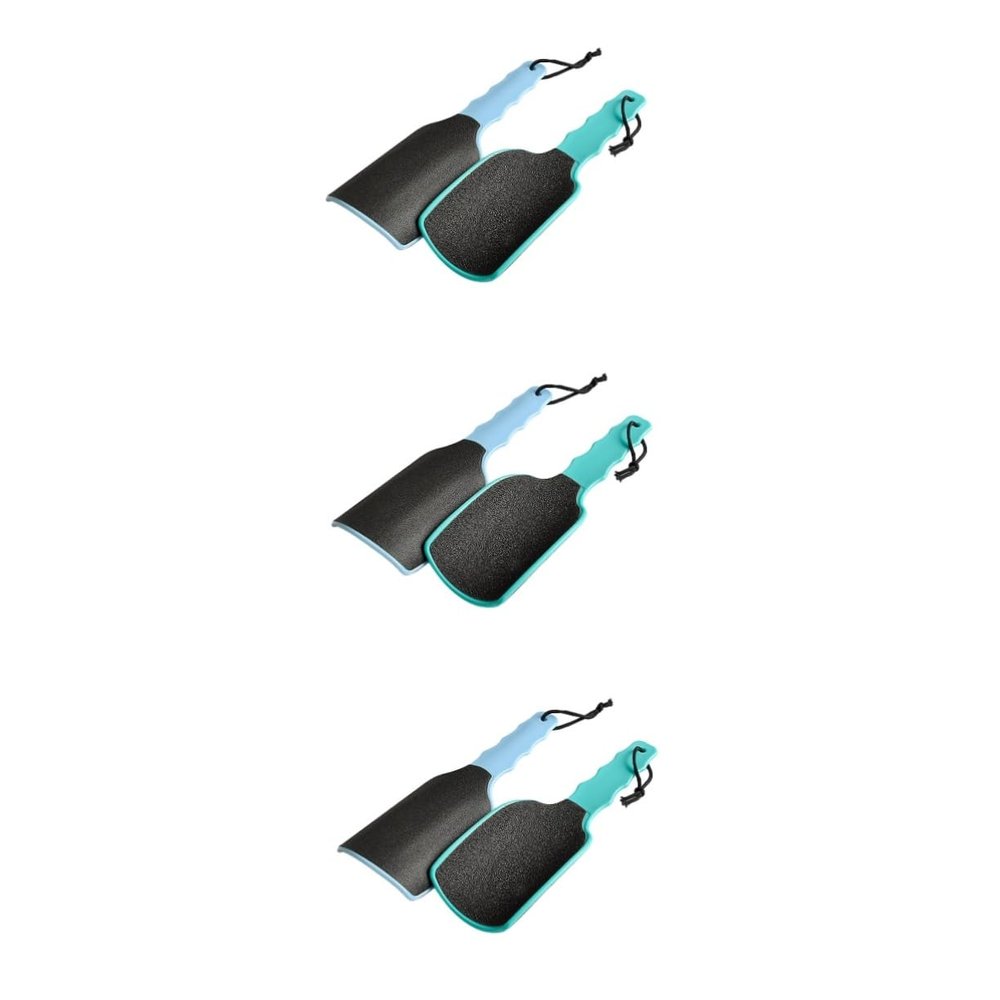 Beavorty 6pcs Double-Sided Foot Files Dead Skin Rasp Pedicure Tool for Home Ergonomic Design Material Easy to Clean