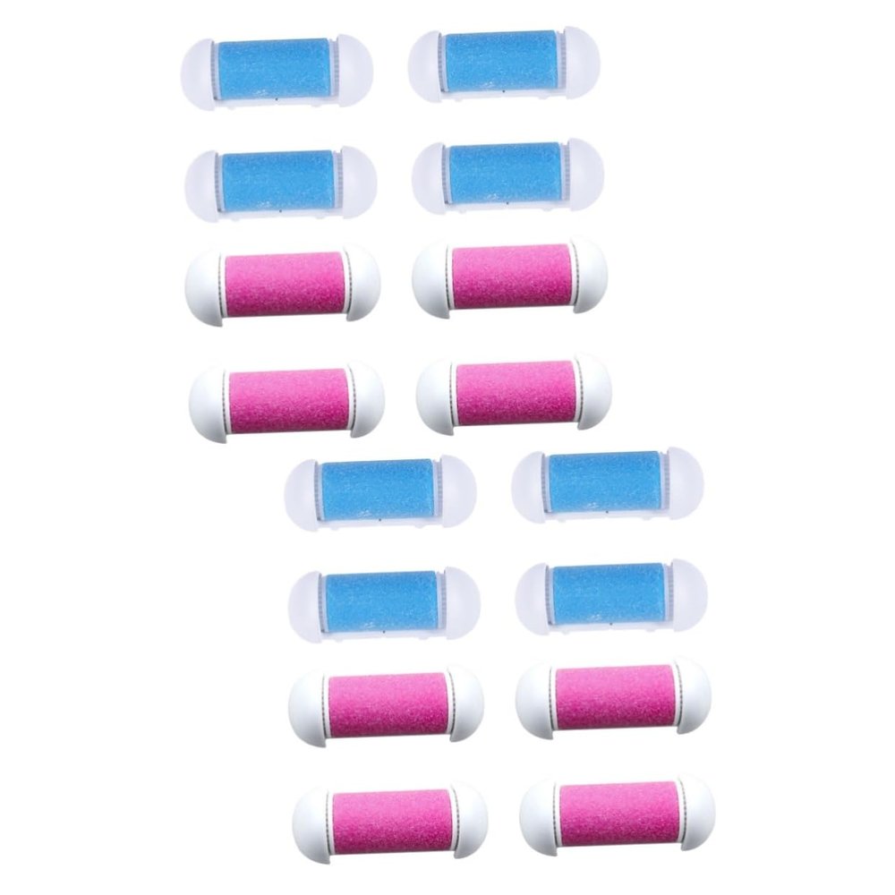 Beavorty 16pcs Refills for Foot Grinder Electronic Foot File Supplies Care Tools Natural Skin Repair Quick Dead Skin Removal