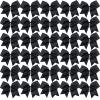 30PCS 8" Large Cheer Bows Hair Bows Ponytail Holder Handmade for Girls Teens Softball Cheerleader Sports (Black) view 1