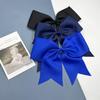 30PCS 8" Large Cheer Bows Hair Bows Ponytail Holder Handmade for Girls Teens Softball Cheerleader Sports (Black) view 3