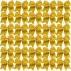 30PCS 8" Large Gold Cheer Bows Hair Bows Ponytail Holder Handmade for Girls Teens Softball Cheerleader Sports (Gold) view 1