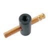 5SETS SOLID BRASS FRONT REAR BINDING POST OXIDE BLACK COPPER CONTACT SCREW US STANDARD 8-32 THREAD TATTOO MACHINE REPLACEMENT PARTS (BPMOB-02) view 2