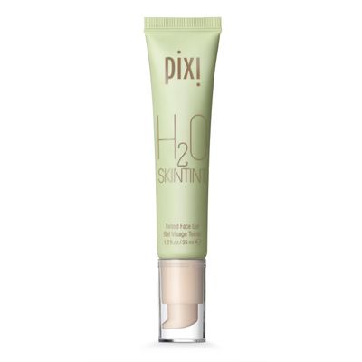 Pixi H2O SkinTint | Tinted Gel Moisturizer | Lightweight, Hydrating & Water-Resistant | Evens Tone & Reduces Redness | Porcelain | 1.2 fl oz/35 ml