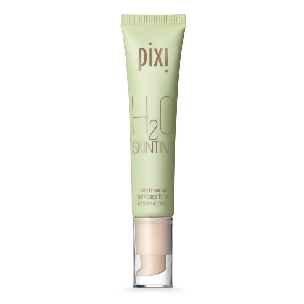 Pixi H2O SkinTint | Tinted Gel Moisturizer | Lightweight, Hydrating & Water-Resistant | Evens Tone & Reduces Redness | Porcelain | 1.2 fl oz/35 ml
