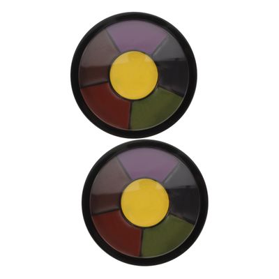NOLITOY 2pcs Halloween Paint Makeup Pigment Realistic Fake Cosmetic for Cosplay Parties Festivals Random Shell Color