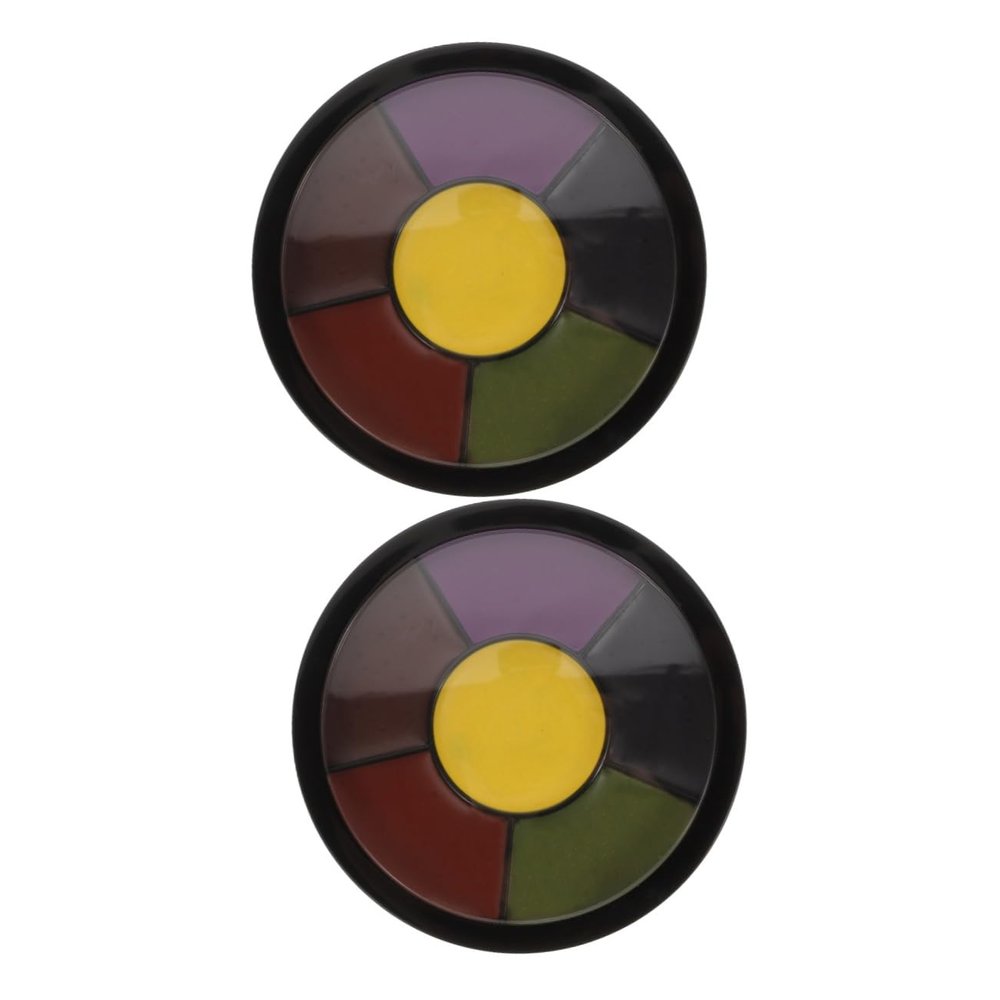 NOLITOY 2pcs Halloween Paint Makeup Pigment Realistic Fake Cosmetic for Cosplay Parties Festivals Random Shell Color
