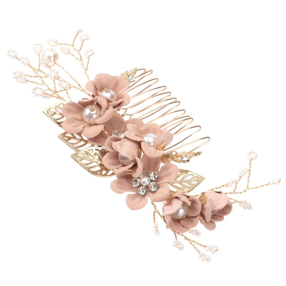 Abaodam 3pcs Fashion Bridal Hair Comb Rhinestone Headdress for Weddings Engagements Special Occasions Elegant Hair Accessories for Brides and Bridesmaids