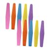 FOMIYES 10pcs Clips for Weave Cute Travel Bottles Thick Sandpaper Scrub Strips Ceramic Cosmetic Jars Frosted Strip Manicure Tools Sponge File Block Sandpaper Repair Nail Grinding Stick view 2