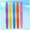 FOMIYES 10pcs Clips for Weave Cute Travel Bottles Thick Sandpaper Scrub Strips Ceramic Cosmetic Jars Frosted Strip Manicure Tools Sponge File Block Sandpaper Repair Nail Grinding Stick view 4