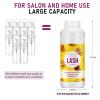 600ml Lash Shampoo Bulk, Eyelash Cleanser for Extensions, Safe Makeup Remover, Non-irritating or Burning Formula Eyelid Foaming Cleanser Best for Professional Salon and Home Use (Passion Fruit) view 2