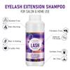 600ml Lash Shampoo Bulk, Eyelash Cleanser for Extensions, Safe Makeup Remover, Non-irritating or Burning Formula Eyelid Foaming Cleanser Best for Professional Salon and Home Use (Lavender) view 3