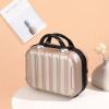 14inch Suitcase Mini Luggage Small Cosmetic Bag Can Hang Luggage Trolley Portable Storage Box Carry on Luggage (Champagne) view 2