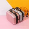 14inch Suitcase Mini Luggage Small Cosmetic Bag Can Hang Luggage Trolley Portable Storage Box Carry on Luggage (Champagne) view 4