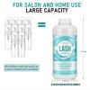 600ml Lash Shampoo Bulk, Eyelash Cleanser for Extensions, Safe Makeup Remover, Non-irritating or Burning Formula Eyelid Foaming Cleanser Best for Professional Salon and Home Use (Unscented) view 2