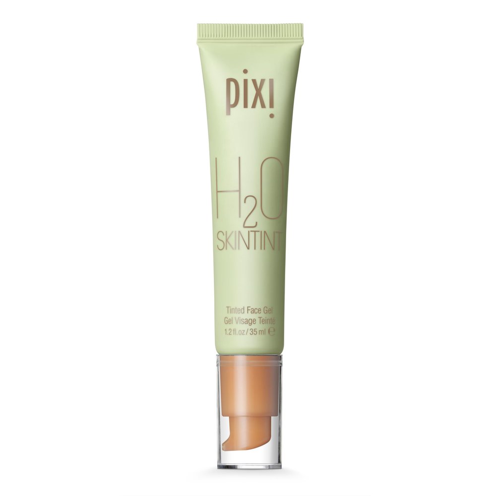 Pixi H2O SkinTint | Tinted Gel Moisturizer | Lightweight, Hydrating & Water-Resistant | Evens Tone & Reduces Redness | Honey | 1.2 fl oz/35 ml