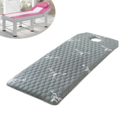 CRLED Non-Slip Memory Foam Mattress Topper for Massage Table,3/4/5/6cm Thick Spa Bed Massage Pad,Square/Round/Trapezoidal Head Lash Bed Cushion,with Elastic Bands&Breathe Hole,3cm/1.2in,T 75x190cm