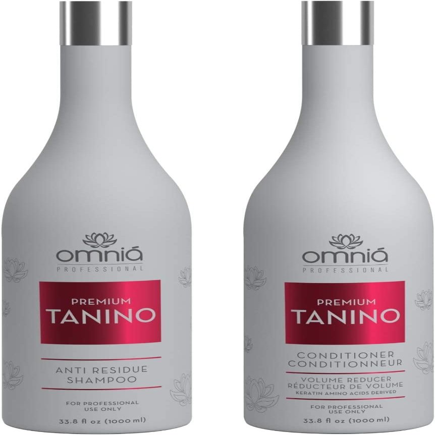 BRAZILIANHAIRPRODUCTS Omnia Tanino Hair Straightener Treatment with Keratin, Tannin, 24 Amino Acids