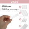 Acrux7 200PCS Lip Balm Tubes with Caps, Clear Lip Balm Tubes Empty Lip Balm Tubes Empty Bulk for DIY Lipstick Homemade 3/16 Oz (5.5 ml) view 3