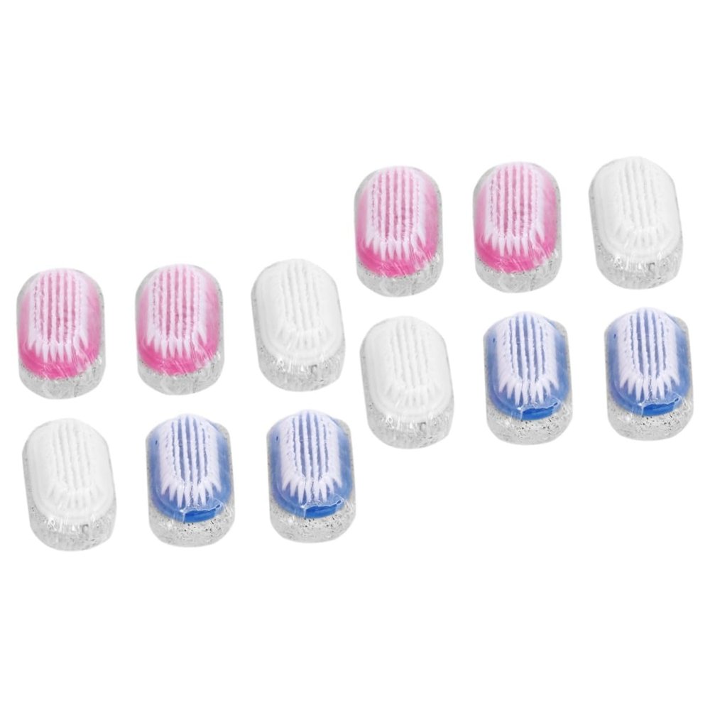 Beavorty 12pcs Multifunctional Double-Sided Pumice Stone Foot Rubbing Brush Natural Dead Skin Remover Pedicure Tool for Smooth Feet Gentle Safe for All Skin Types
