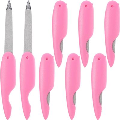 8pcs Folding Nail File Trim Nail File Small Nail Files Nail Files Bulk Nails Polishing Tools Nail File for Thick Toenails Nail Trimming Files Nail Art Supplies Nail Buffer