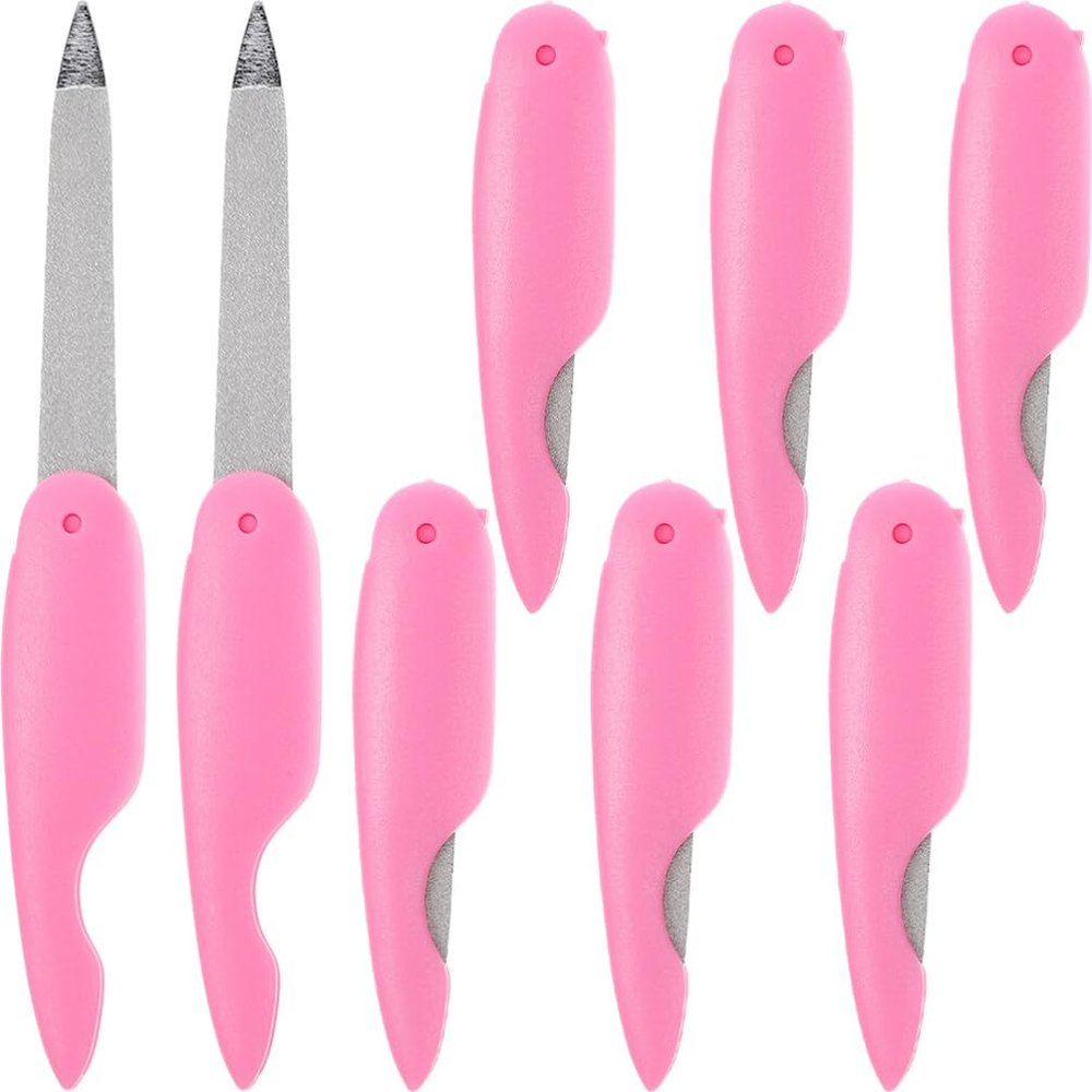 8pcs Folding Nail File Trim Nail File Small Nail Files Nail Files Bulk Nails Polishing Tools Nail File for Thick Toenails Nail Trimming Files Nail Art Supplies Nail Buffer