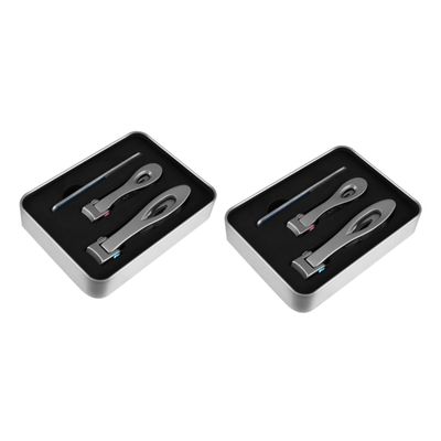 Beavorty 6pcs Professional Nail Clippers Set Oversized Nail Clipper Cutter and Tips