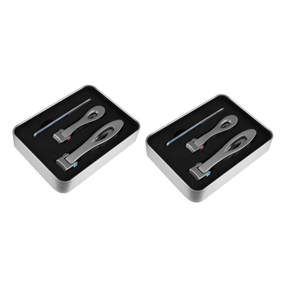 Beavorty 6pcs Professional Nail Clippers Set Oversized Nail Clipper Cutter and Tips