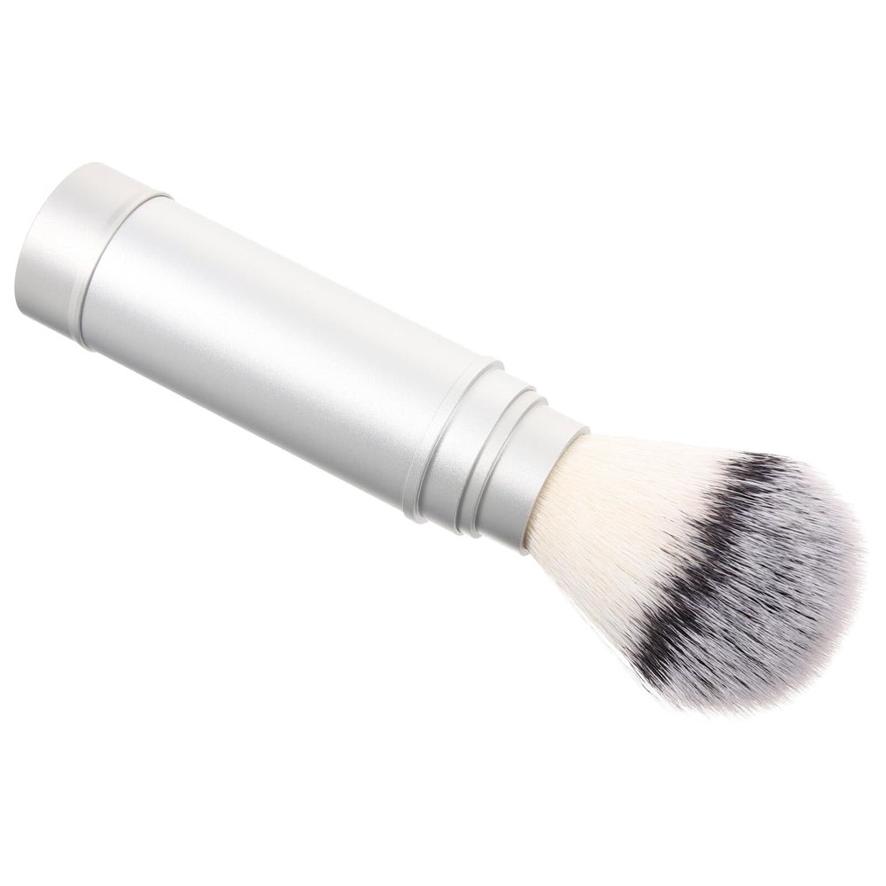 Beavorty Travel Beard Brush for Men Portable Shaving Brush for Facial Cleansing Lightweight and for Home and Travel Use Versatile Grooming Tool