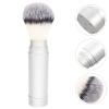 Beavorty Travel Beard Brush for Men Portable Shaving Brush for Facial Cleansing Lightweight and for Home and Travel Use Versatile Grooming Tool view 3