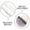 Beavorty Travel Beard Brush for Men Portable Shaving Brush for Facial Cleansing Lightweight and for Home and Travel Use Versatile Grooming Tool view 4