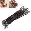 20ps Ponytail Hooks Holder Rubber Bands, Ponytail Elastic Hair Bands Ponytail Clip Holder Hair Cord Fashion Rubber Bands Hair Styling Accessory for Girls Women for Hair Styling view 3
