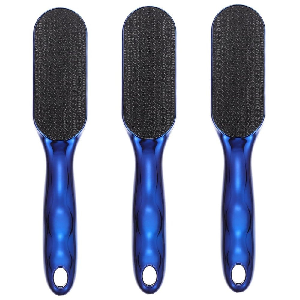 Beavorty 3pcs Foot File Pedicure Tool Dead Skin Remover for Feet Handheld Exfoliating File for Home Salon Use Ergonomic Design for Easy Gripping Compact for All Ages