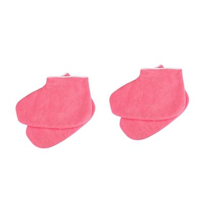 Beavorty 2pairs Paraffin Therapy Foot Covers Wax Foot Socks for Cracked Heel Treatment Care at