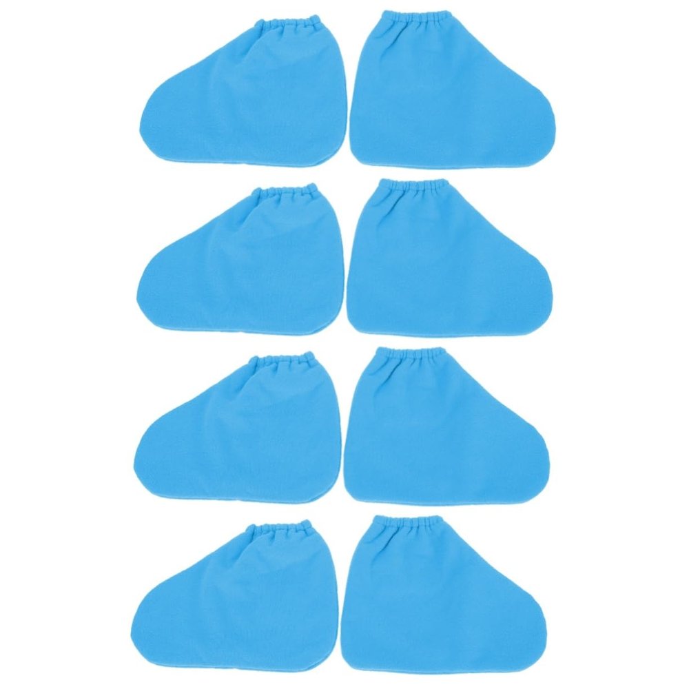 FOMIYES 4pairs Comfortable Wax Therapy Foot Covers Warmer Foot Wraps for Beauty Care Elastic Band Design for Improved Circulation and Absorption for Home