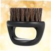 FOMIYES shaving for men beard Barber Hair Sweep Brush barber fade brush barber shaving cleaning brush hair bristle hair comb Grease brush ring wooden shave man view 3