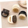 FOMIYES shaving for men beard Barber Hair Sweep Brush barber fade brush barber shaving cleaning brush hair bristle hair comb Grease brush ring wooden shave man view 4